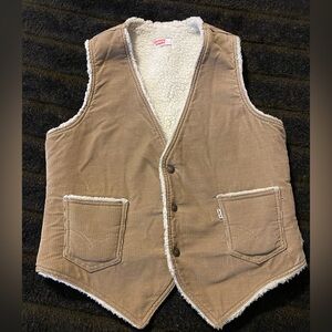 vintage 70s LEVI'S Corduroy  Vest